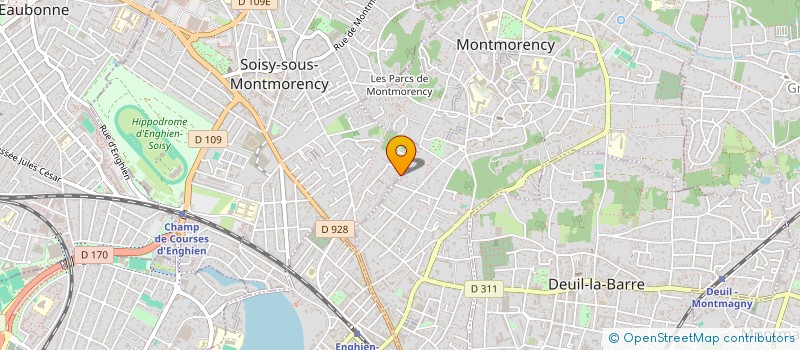 localisation de l'entreprise GRL IMMO à SOISY-SOUS-MONTMORENCY