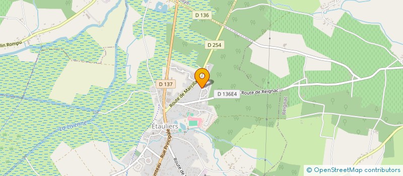 localisation de l'entreprise GRM  ETAULIERS