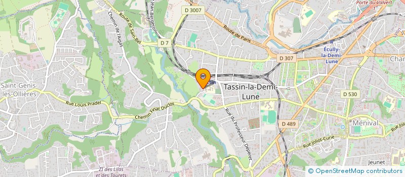 localisation de l'entreprise GRM CONSEIL à TASSIN-LA-DEMI-LUNE