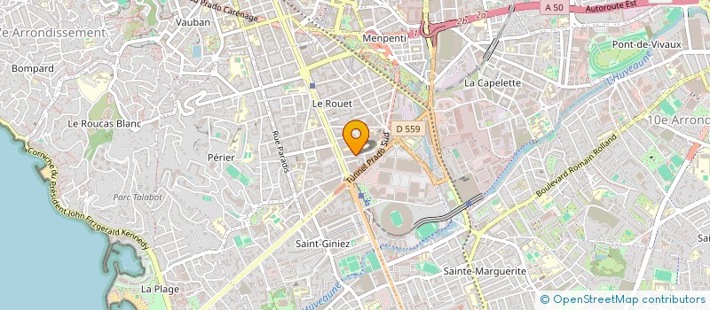 localisation de l'entreprise GRM DIFFUSION à MARSEILLE