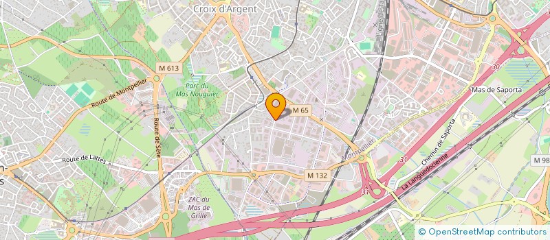 localisation de l'entreprise GRM INTERNATIONAL à MONTPELLIER