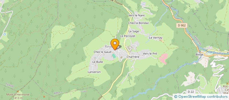 localisation de l'entreprise GRMA  REYVROZ