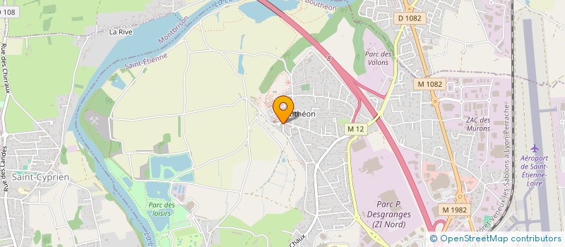 localisation de l'entreprise GRMB  ANDREZIEUX-BOUTHEON