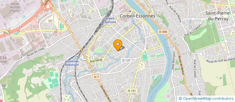 localisation de l'entreprise GRMB RENOVATION à CORBEIL-ESSONNES