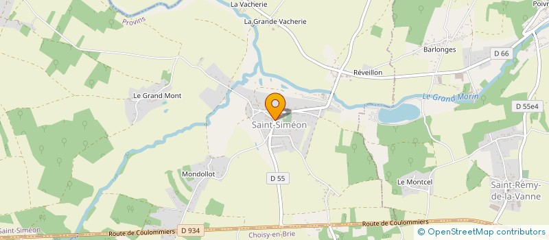 localisation de l'entreprise GRMC INFORMATIQUE  SAINT-SIMEON