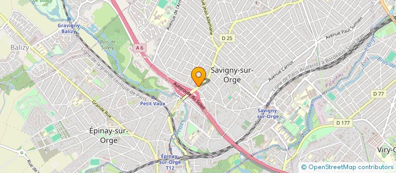 localisation de l'entreprise GRN CAR'S à SAVIGNY-SUR-ORGE