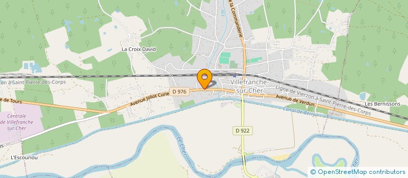 localisation de l'entreprise GRNMM  VILLEFRANCHE-SUR-CHER