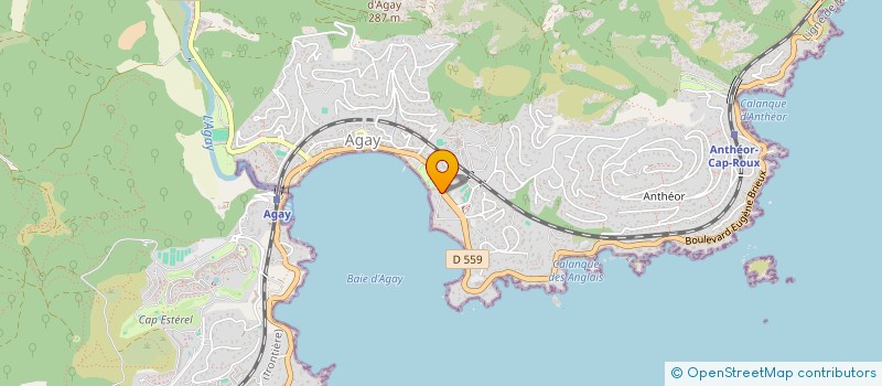 localisation de l'entreprise GRO FOR UBAC AGAY  SAINT-RAPHAEL