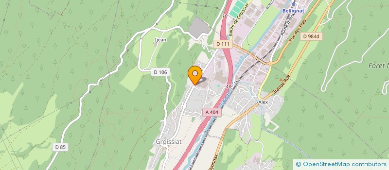 localisation de l'entreprise GROBBES CLUB à GROISSIAT