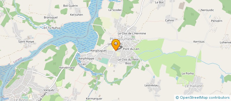 localisation de l'entreprise GROBEN  PLOUGOUMELEN