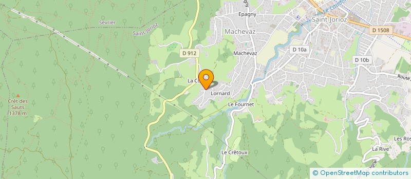 localisation de l'entreprise GROBINOU  CORBONOD