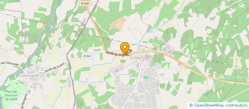 localisation de l'entreprise GROBIZ  GRILLON