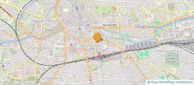 localisation de l'entreprise GROBIZOU  RENNES