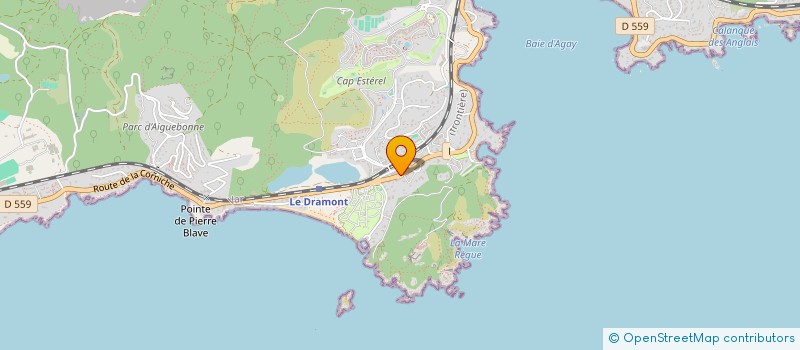 localisation de l'entreprise GROCHAP à SAINT-RAPHAEL