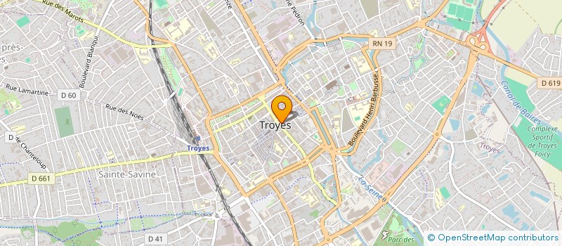 localisation de l'entreprise GRODARD à TROYES