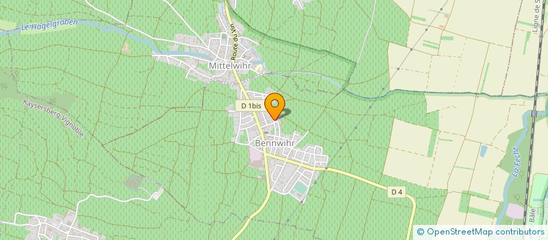 localisation de l'entreprise GROELL SAS à BENNWIHR
