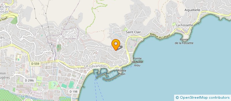 localisation de l'entreprise GROENER LE LARGE à LE LAVANDOU