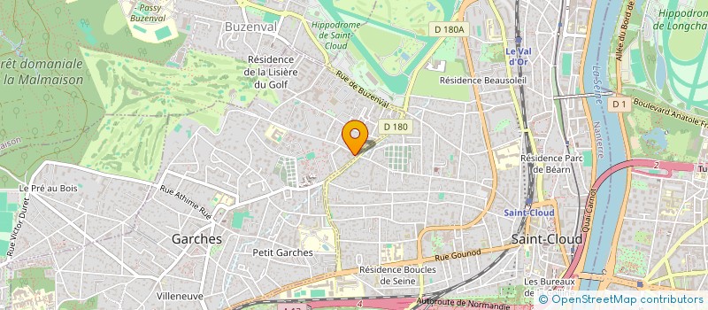 localisation de l'entreprise GROENLAND à GARCHES