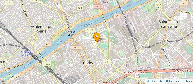 localisation de l'entreprise GROG 92 GROUPT RECHERCH GYNECO OBSTETRIQ à CLICHY