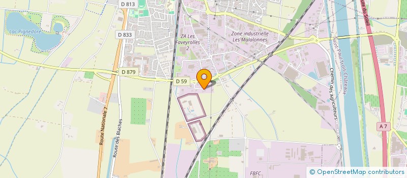 localisation de l'entreprise GROG INVESTISSEMENTS  PIERRELATTE