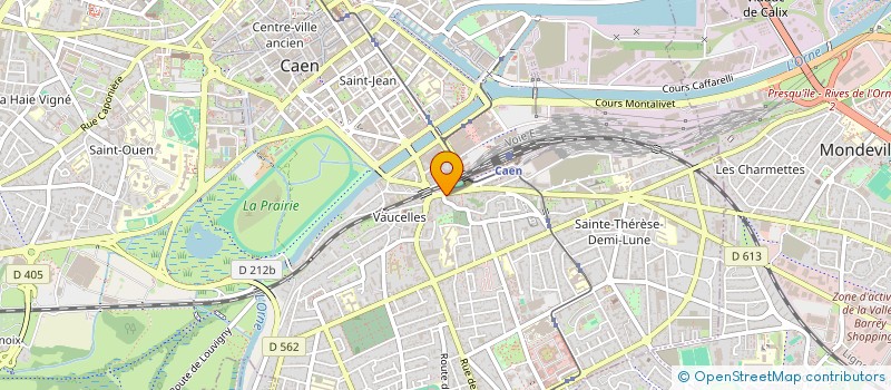 localisation de l'entreprise GROGUHET à CAEN