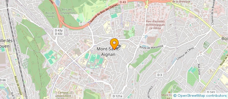 localisation de l'entreprise GROIX  MONT-SAINT-AIGNAN