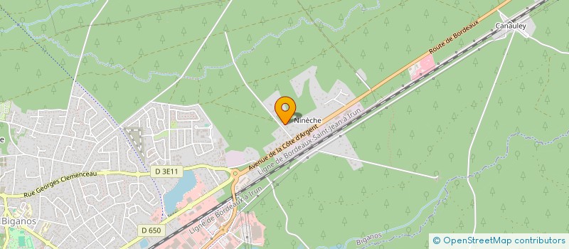 localisation de l'entreprise GROL  BIGANOS