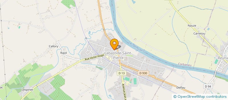 localisation de l'entreprise GROLES DE DANSES  LABASTIDE-SAINT-PIERRE