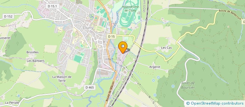 localisation de l'entreprise GROLL TRANSPORT INTERNATIONAL  CLUNY