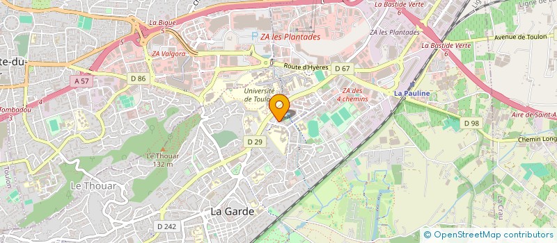 localisation de l'entreprise GROLLEAU & CIE à LA GARDE