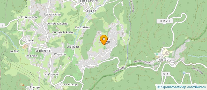 localisation de l'entreprise GROLLEMUND LABOROUTES GRAND EST  LABAROCHE