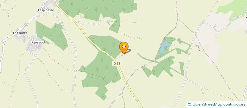 localisation de l'entreprise GROLLIER  CHATAIN