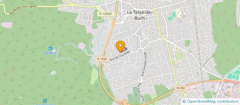 localisation de l'entreprise GROMA CORP à LA TESTE-DE-BUCH