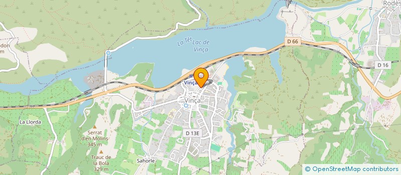 localisation de l'entreprise GROMAS GERARD ET CLAUDE  VINCA