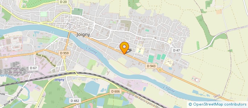 localisation de l'entreprise GROMI  MONTHOLON