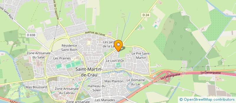 localisation de l'entreprise GRONCHIMBERT à SAINT-MARTIN-DE-CRAU
