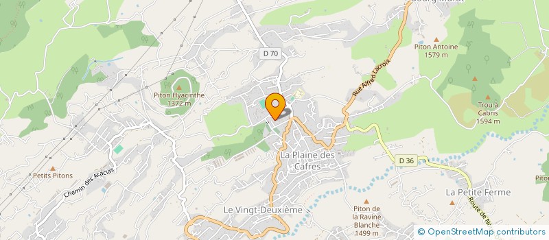 localisation de l'entreprise GRONDIN  LE TAMPON