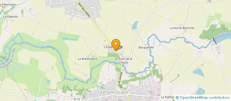 localisation de l'entreprise GRONDIN JA  LA CHAPELLE-HERMIER