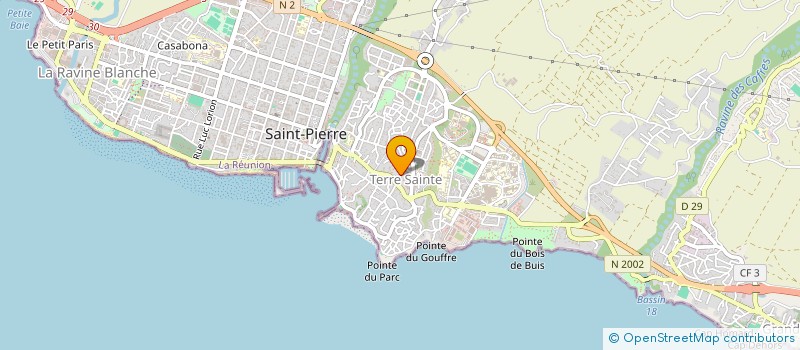 localisation de l'entreprise GRONDIN JEAN FREDERIC & ASSOCIES  SAINT-PIERRE