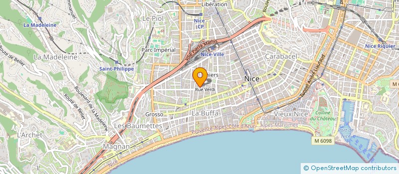 localisation de l'entreprise GROODIX  NICE