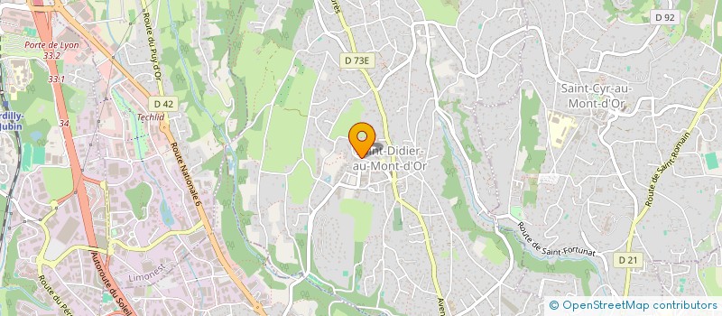 localisation de l'entreprise GROOM  SAINT-DIDIER-AU-MONT-D'OR