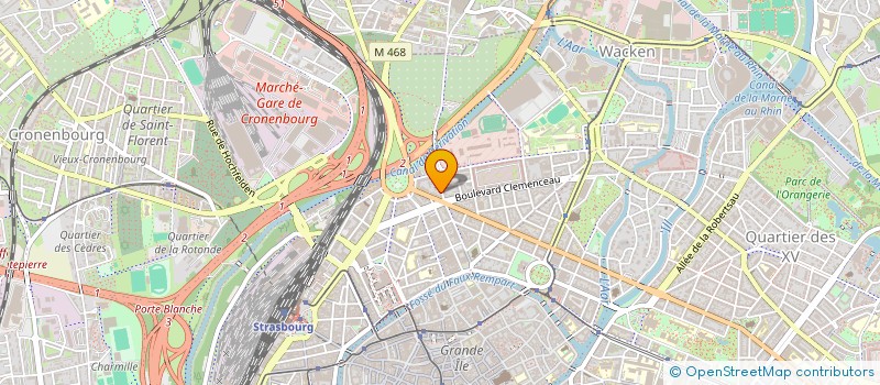 localisation de l'entreprise GROOM à STRASBOURG