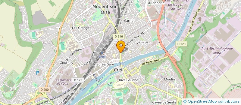 localisation de l'entreprise GROOM&CO.FRANCE  CREIL