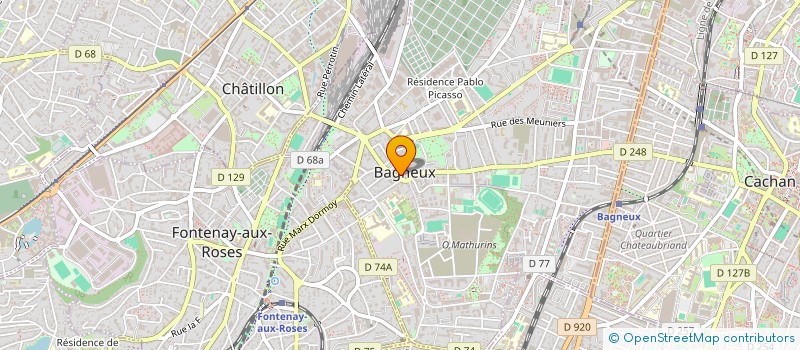 localisation de l'entreprise GROOM NIGHT à BAGNEUX