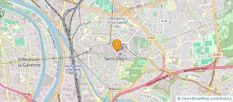 localisation de l'entreprise GROOMRS DIEME à SAINT-DENIS