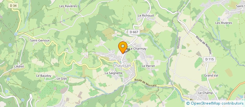 localisation de l'entreprise GROOP-E  CHAUSSAN