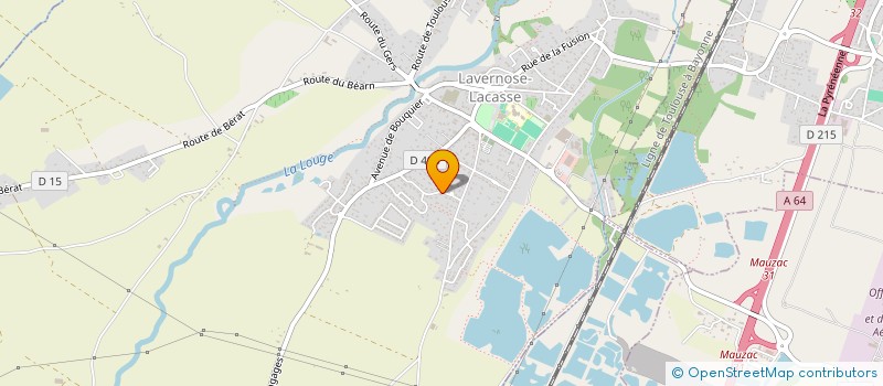 localisation de l'entreprise GROOSE PRODUCTION  LAVERNOSE-LACASSE