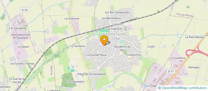 localisation de l'entreprise GROOT à NOTRE-DAME-D'OE
