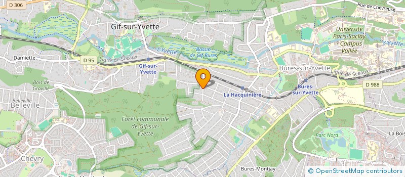 localisation de l'entreprise GROOT & CIE  BURES-SUR-YVETTE