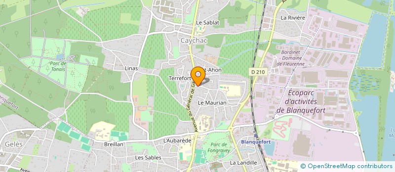 localisation de l'entreprise GROOT IMMO à BLANQUEFORT